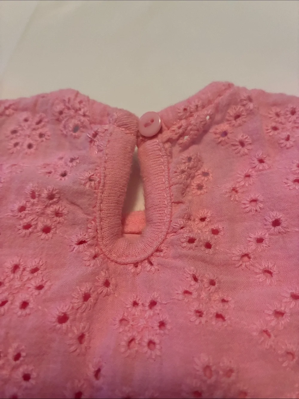 Catherine Malandrino Pink Eyelet Ruffle Dress for Kids